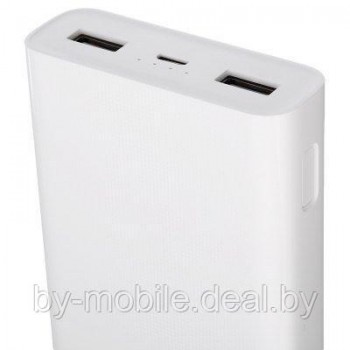 Портативное зарядное устройство Xiaomi Mi Power 2С 20000mAh (белый)