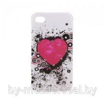 Задняя накладка ACTIV со стразами для Apple iPhone 5 QJC-240