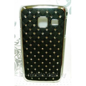 Чехол накладка Diamond Cover Samsung Wave Y S5380 Чёрный