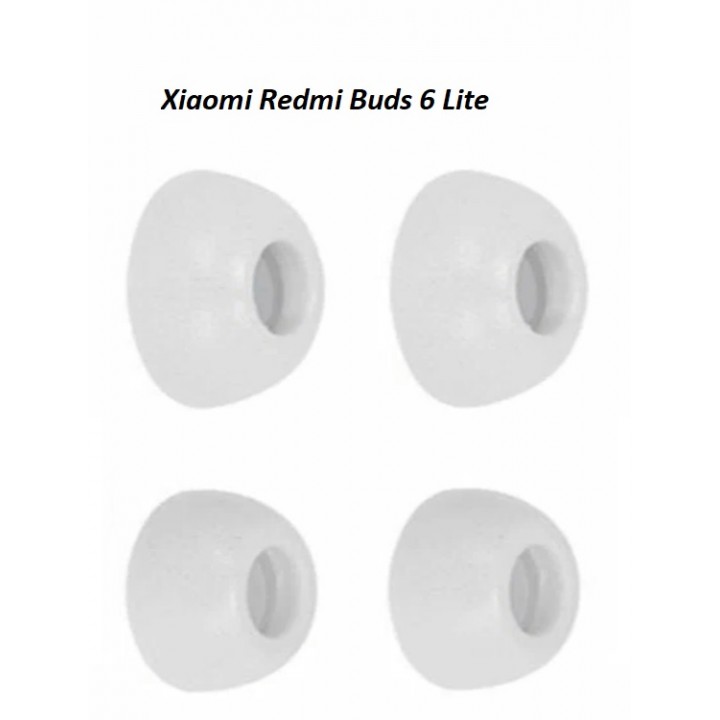 Aмбушюры (S, L) Xiaomi Redmi Buds 6 Lite (белый)