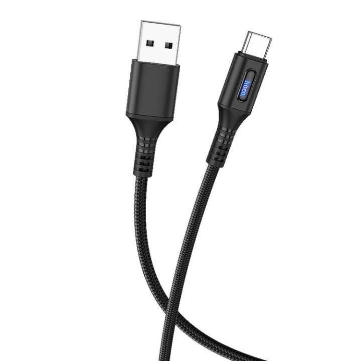 USB кабель Hoco U79 Micro для зарядки и синхронизации (черный) 1,2 метра