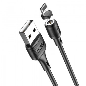 USB кабель Hoco X52 Lightning зарядка магнитная (черный) 1,2 метра 
