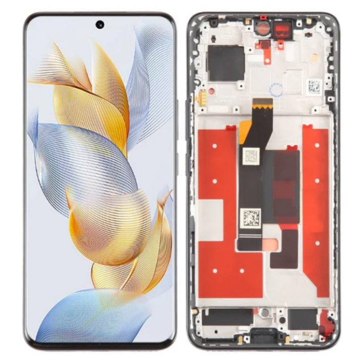 Экран (модуль) в раме Honor 90 (REA-MX9) черный УЦЕНКА