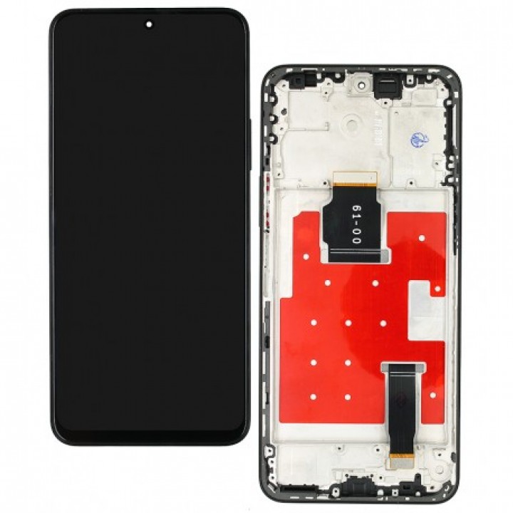 Экран (модуль) в раме Honor 90 lite (CRT-LX1), Honor X8a (черный) УЦЕНКА