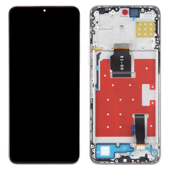 Экран (модуль) в раме Honor 90 lite (CRT-LX1), Honor X8a (серебристый) УЦЕНКА