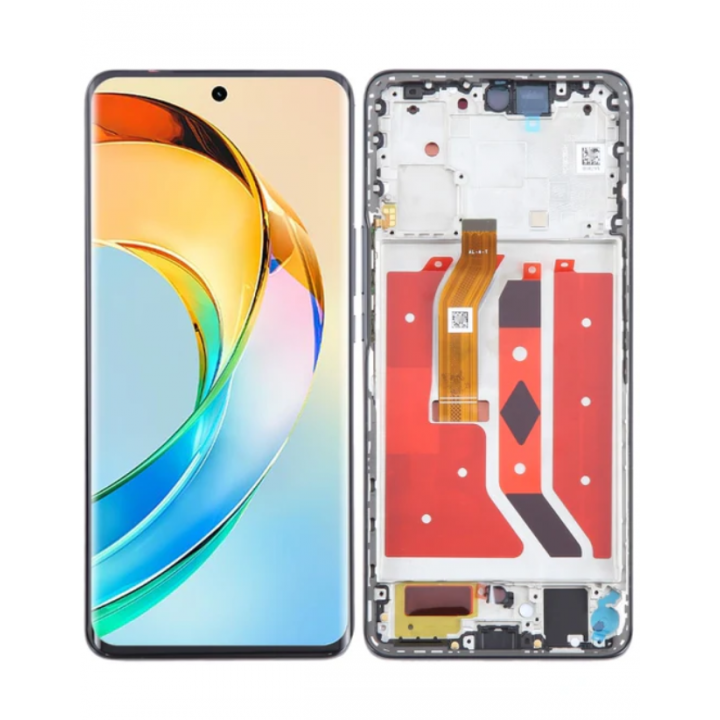 Экран (модуль) в раме Honor X9b (ALI-NX1), Honor X50 (ALI-AN00) черный
