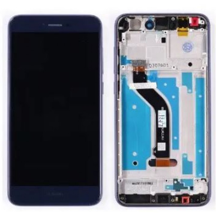 Экран (модуль) в раме Huawei P8 lite (2017) синий