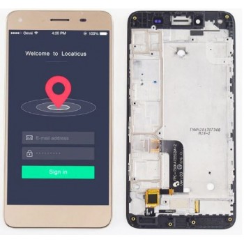 Экран (модуль) в раме Huawei Y5 II (CUN-U29) золотистый