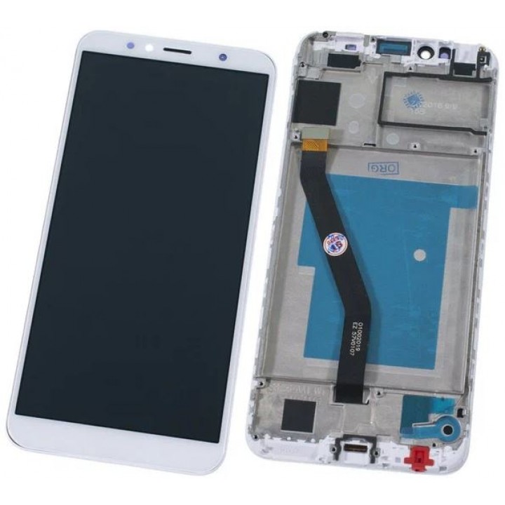 Экран (модуль) в раме Huawei Y6 (2018) белый