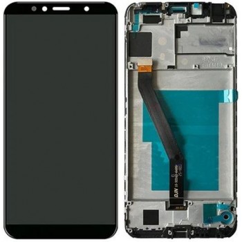 Экран (модуль) в раме Huawei Y6 (2018) черный