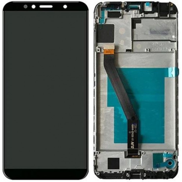 Экран (модуль) в раме Huawei Y6 (2018) черный