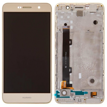 Экран (модуль) в раме Huawei Y6 Pro (2015) TIT-AL00 (золотистый)