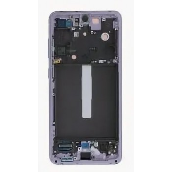 Экран (модуль) в раме ОРИГИНАЛ Samsung Galaxy S21 FE 5G (G990) фиолетовый
