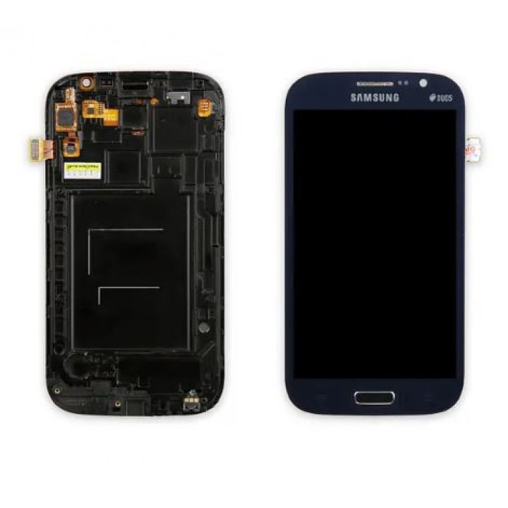 Экран (модуль) в раме Samsung Galaxy Grand Duos i9082 (синий)