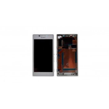 Экран (модуль) Sony Xperia M2 Aqua (D2403) белый