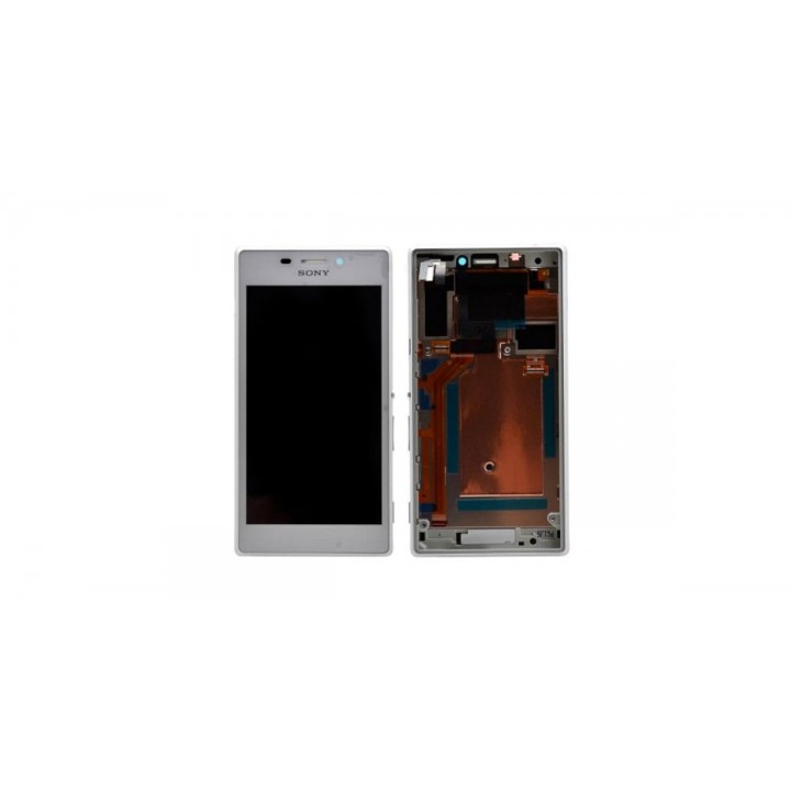 Экран (модуль) Sony Xperia M2 Aqua (D2403) белый