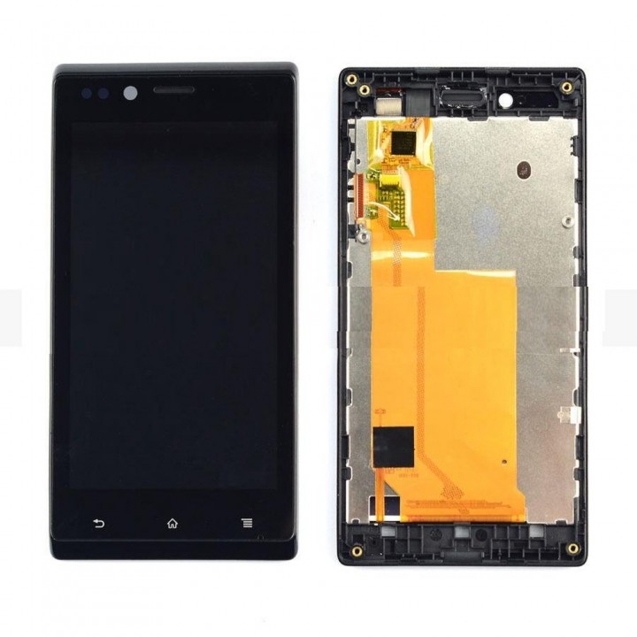 Экран (модуль) в раме Sony Xperia J ST26i