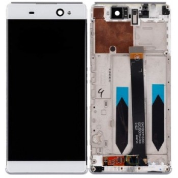 Экран (модуль) в раме Sony Xperia XA Ultra (белый)