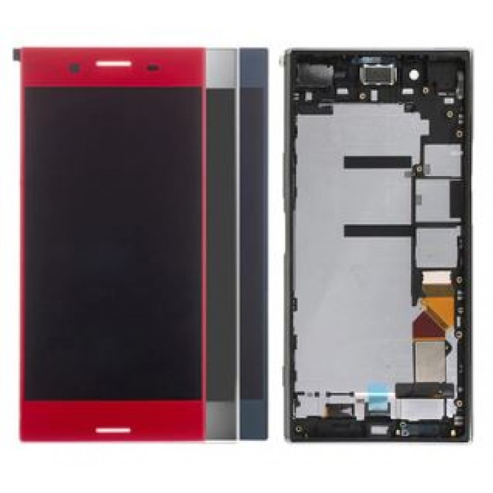 Экран (модуль) в раме Sony Xperia XZ Premium (черный)
