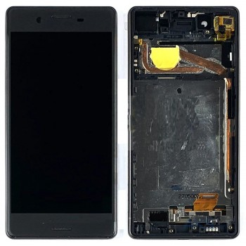 Экран (модуль) в рамке Sony Xperia X (черный)
