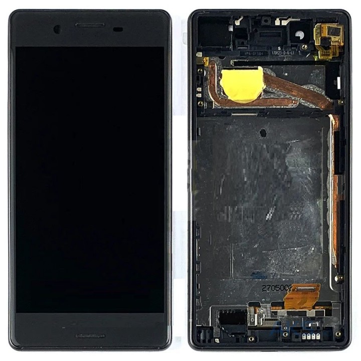 Экран (модуль) в рамке Sony Xperia X (черный)