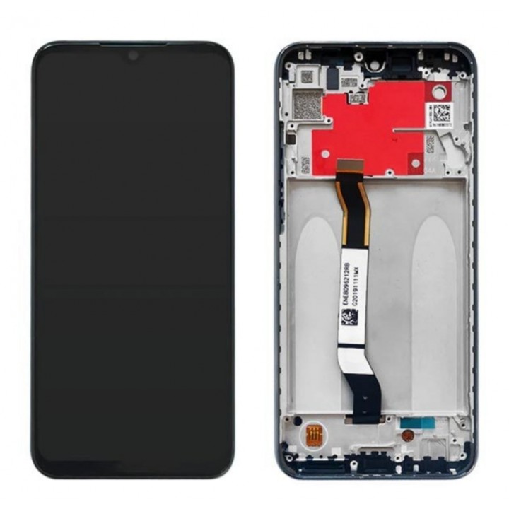Экран (модуль) для телефона Xiaomi Redmi Note 8t (серебро)