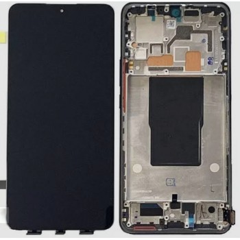 Экран (модуль) в раме Xiaomi 12T (черный)