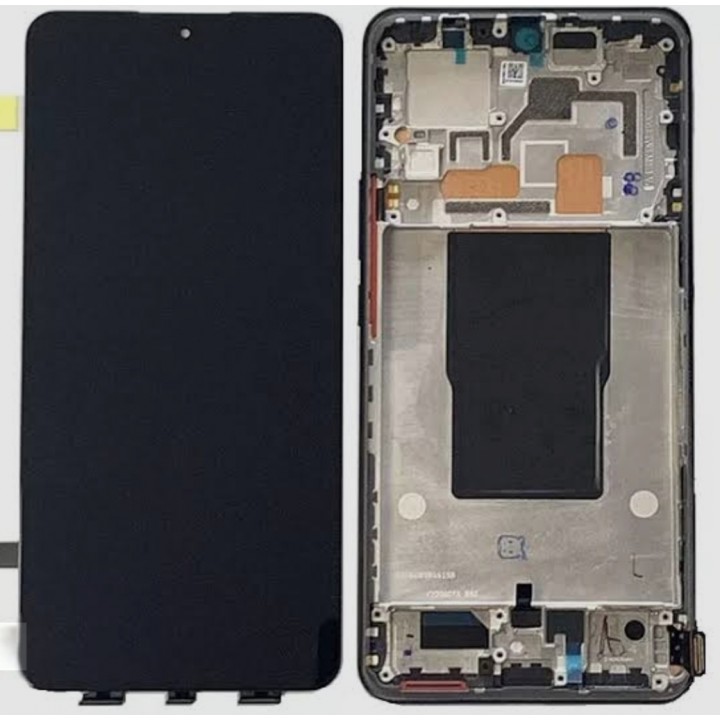 Экран (модуль) в раме Xiaomi 12T (черный)