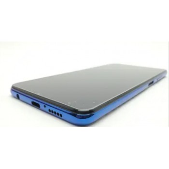 Экран (модуль) в раме Xiaomi Poco X3 NFC, Poco X3 Pro (синий)