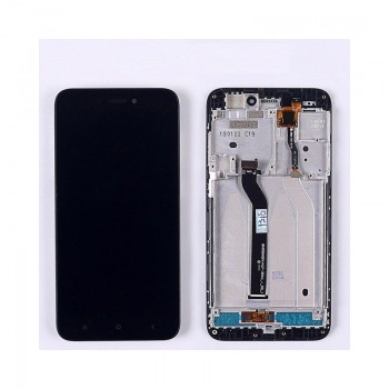 Экран (модуль) в раме Xiaomi Redmi Go (черный)