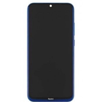 Экран (модуль) в раме Xiaomi Redmi Note 8 (синий)