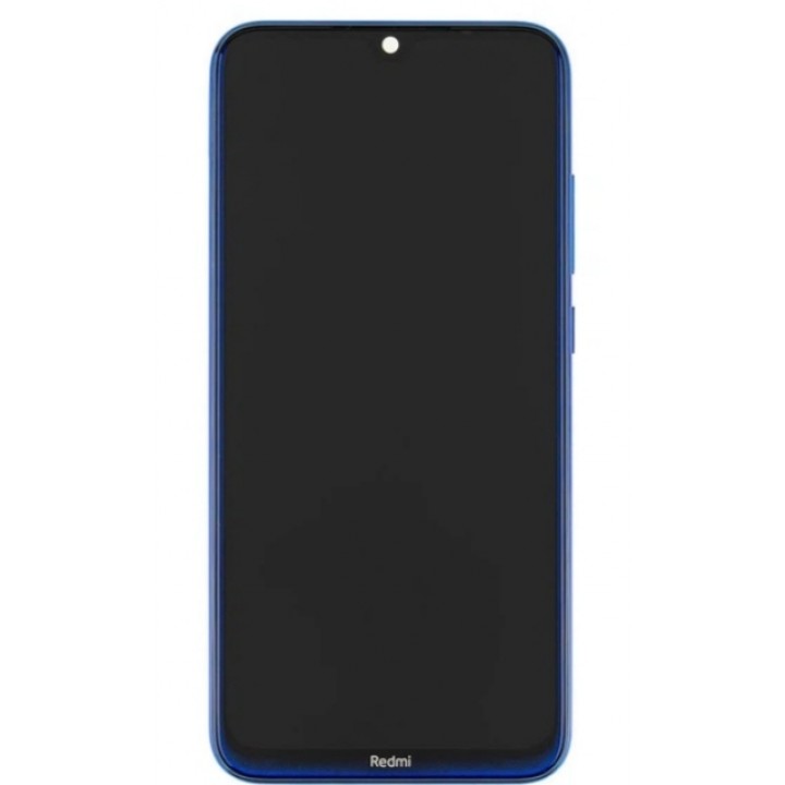 Экран (модуль) в раме Xiaomi Redmi Note 8 (синий)