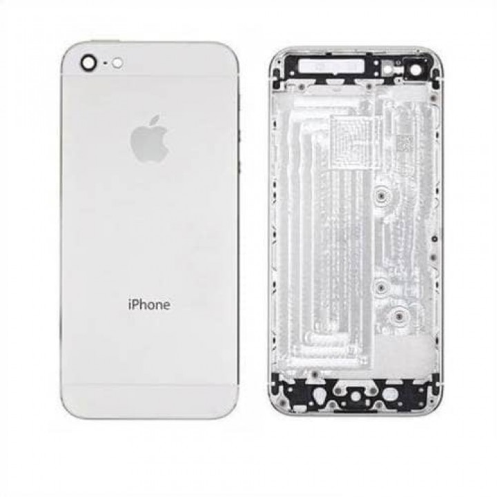 Корпус (задняя крышка) Apple iPhone 5 (серебристый)