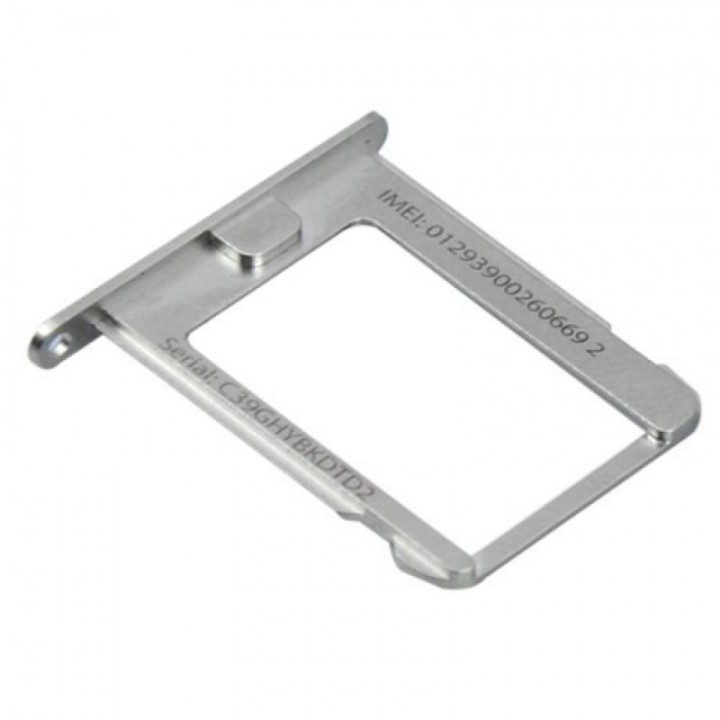 Сим лоток Apple iPhone 4G (A1332) серебристый