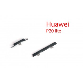 Боковые кнопки Huawei P20 Lite (ANE-LX1) (черный)