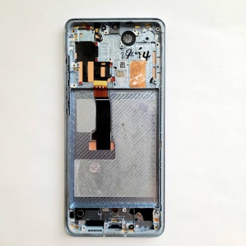 Средняя часть корпуса с рамкой Huawei P30 Pro (VOG-L29) голубой