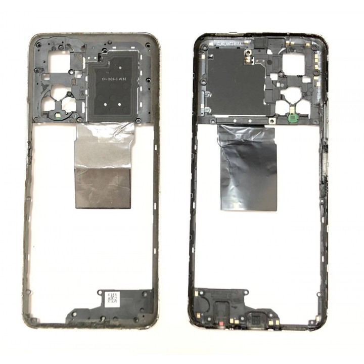 Средняя часть корпуса в сборе Honor X7 CMA-LX1 (серебристый)