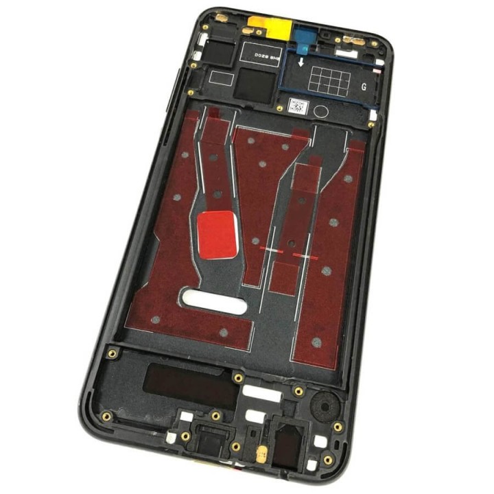 Средняя часть с рамкой и кнопками Honor 8x (черный)
