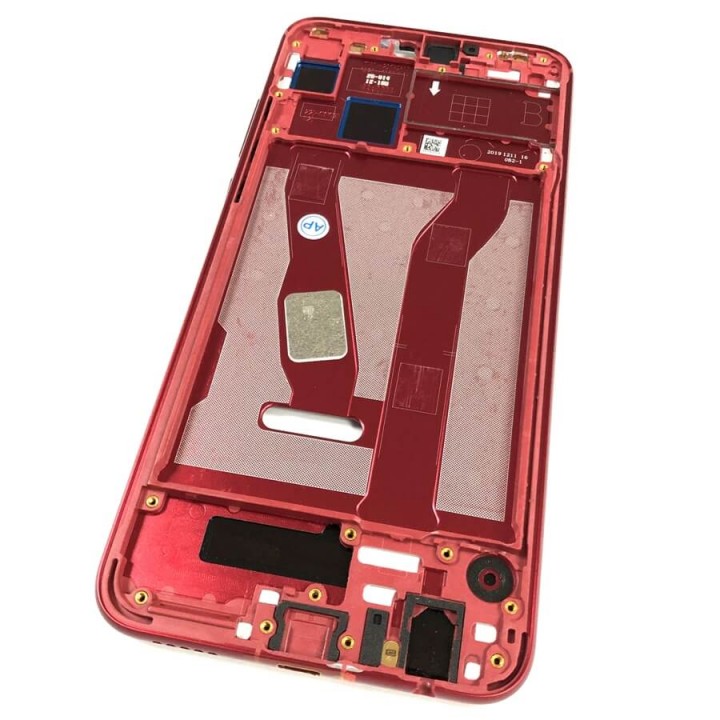 Средняя часть с рамкой и кнопками Honor 8x (красный)
