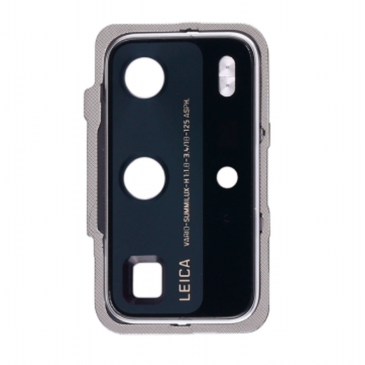 Стекло камеры в сборе Huawei P40 Pro (ELS-NX9) серебристый