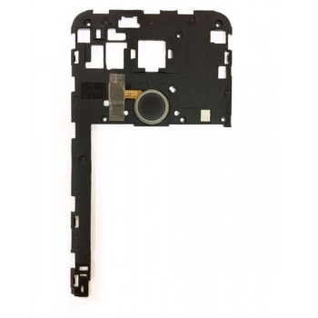 Средняя часть корпуса со сканером отпечатка пальца LG Nexus 5x (черный)