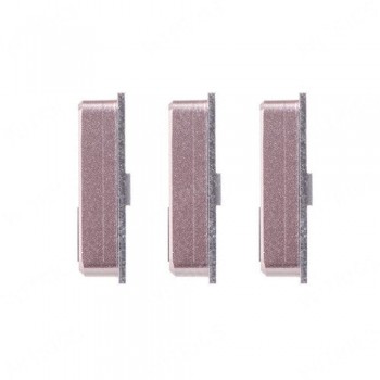 Боковые кнопки (3 шт) Samsung Galaxy A7 (2016) A710 (розовый)