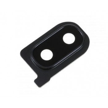 Стекло камеры в сборе Samsung Galaxy A40 (A405) черный