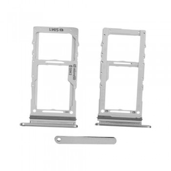 Сим лоток Samsung Galaxy Note 10 Plus (N975) серебристый