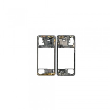 Средняя часть корпуса Samsung Galaxy A71 (A715F) черный