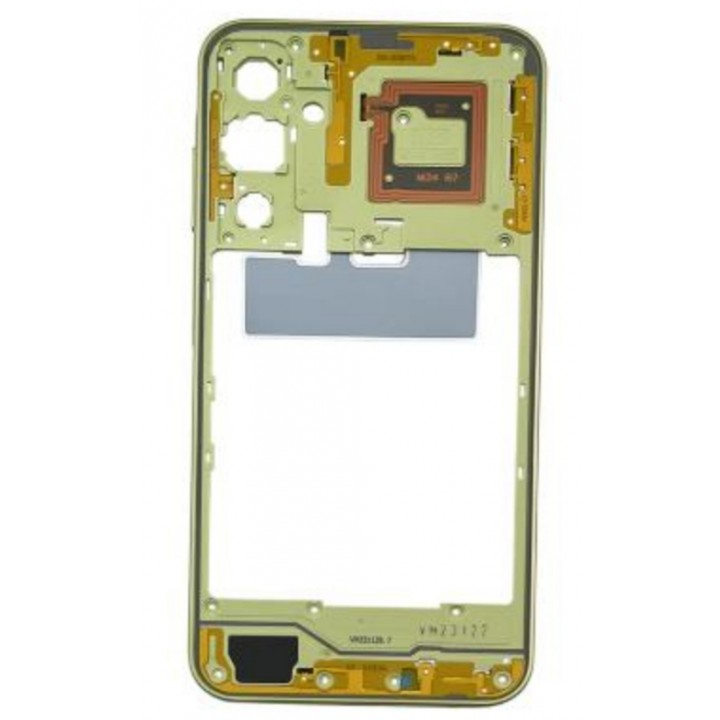 Средняя часть корпуса с NFC-антенной Samsung Galaxy A25 (A256) желтый