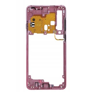 Средняя часть корпуса с NFC антенной Samsung Galaxy A9 (2018) A920 (розовый)