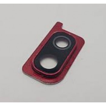 Стекло камеры в сборе Samsung Galaxy A20 (A205) красный