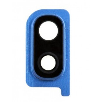 Стекло камеры в сборе Samsung Galaxy A20 (A205) синий