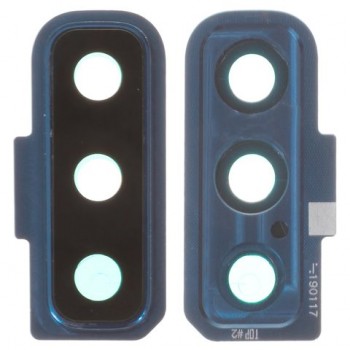 Стекло камеры в сборе Samsung Galaxy A7 (2018) A750 (синий)